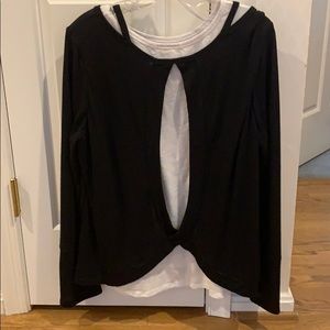 Westbound black and white soft top, Sz M